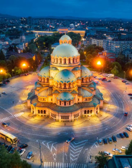 Alexander Nevsky Cathedral in Sofia, Bulgaria, taken in May 2019, taken in HDR